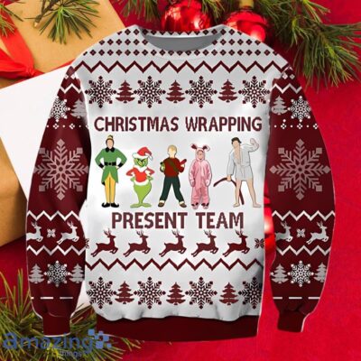 Christmas Wrapping Present Team Muppet Home Alone Elf Grinch Elf Ugly Christmas Sweater