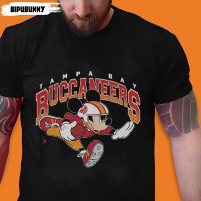 Disney Mickey First Down Tampa Bay Buccaneers T-Shirt
