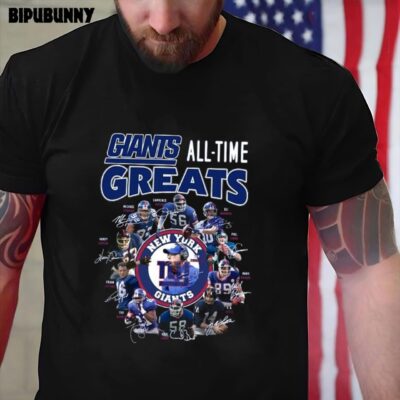 Giants Members All Time Greats New York Giants T-Shirt