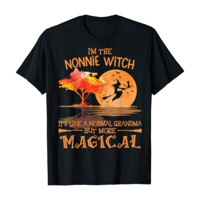 I’m The Nonnie Witch It’s Like A Normal Grandma Halloween T-shirt
