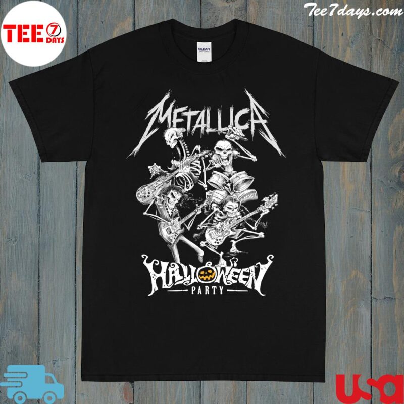 Metallica Halloween Shirt Skeleton Metallica Halloween Party