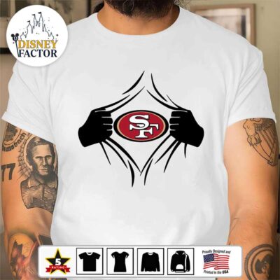 San Francisco 49ers T-Shirt Logo With Hand Open Classic