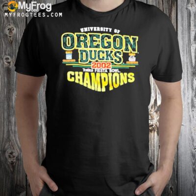 Vintage Oregon Ducks Fiesta Bowl 2002 Champions Oregon Ducks T Shirt