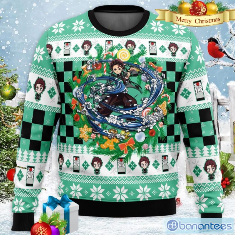 Demon Slayer Tanjiro Ugly Christmas Sweater 3D Xmas- Best Christmas Gifts 2023