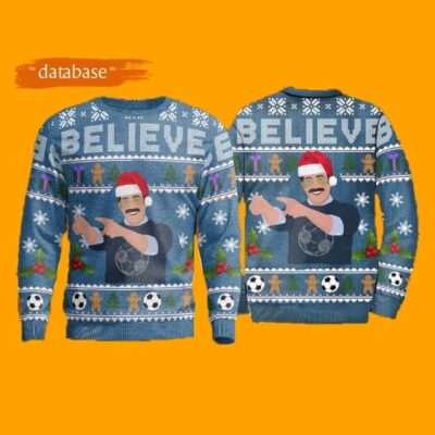 Team Lasso Christmas Sweater Ted Funny Team Ted Lasso Ugly Christmas Sweater Xmas- Best Christmas Gifts 2023