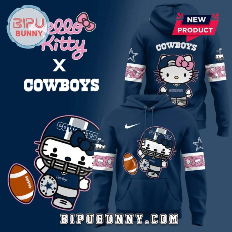Dallas Cowboys x Hello kitty Limited Edition Hoodie