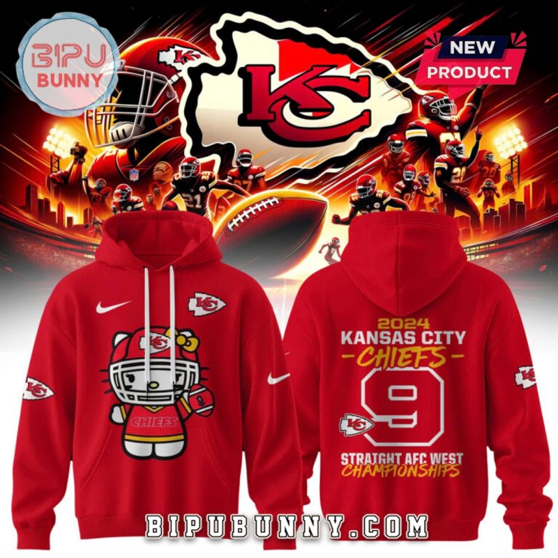 Hello Kitty x Kansas City Chiefs Nike Red Hoodie