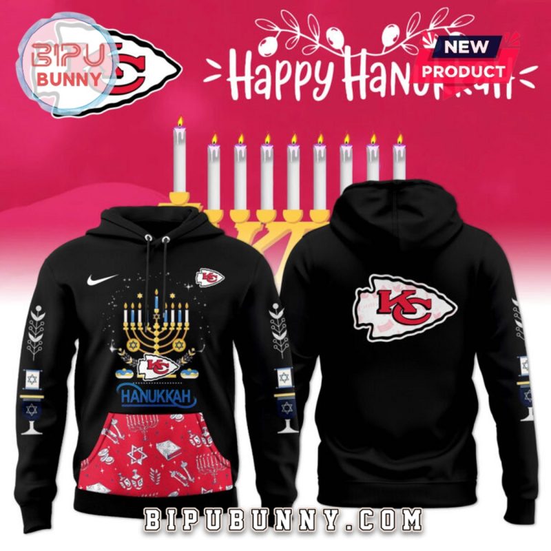 Kansas City Chiefs Happy Hanukkah Nike Hoodie