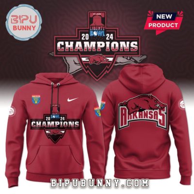 Liberty Champions Arkansas Razorbacks Football Red Hoodie