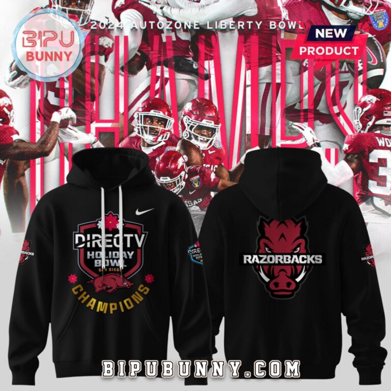 Liberty Champions Arkansas Razorbacks Nike Black Hoodie