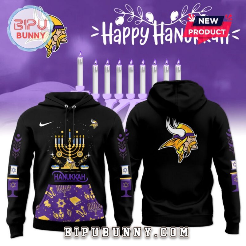 Minnesota Vikings Happy Hanukkah Nike Hoodie