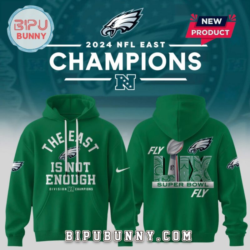 Philadelphia Eagles 2024 Champions Green Limited Hoodie