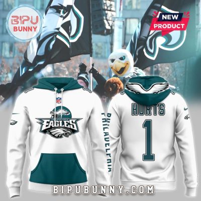 Philadelphia Eagles Jalen Hurts White Hoodie