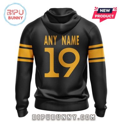 Pittsburgh Steelers Personalized Football Black Hoodie