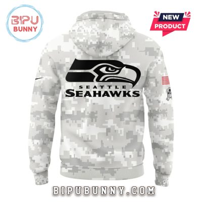 Seattle Seahawks Arctic Camo Salute to Service Hoodie Set