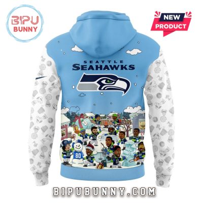 Seattle Seahawks Happy Holidays Hoodie Set