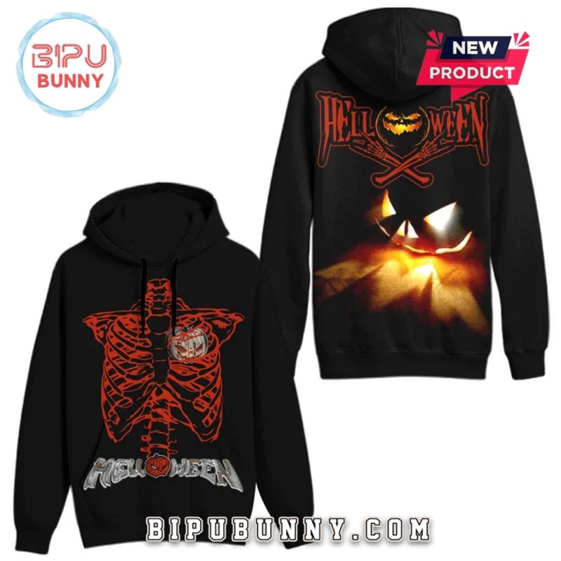 Skeleton Halloween Black Hoodie