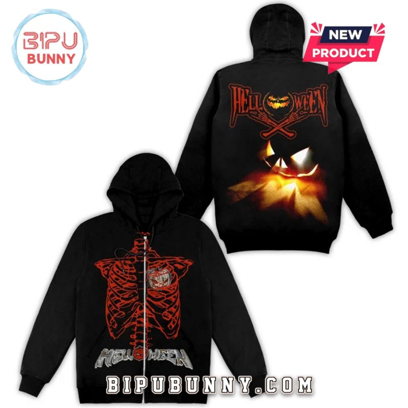 Skeleton Halloween Black Hoodie