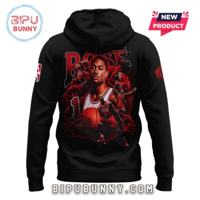 1.4.25 Derrick Rose Chicago Bulls Hoodie Set