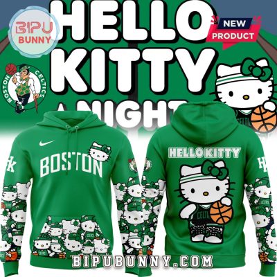 2024 Boston Celtics x Hello Kitty Limited Edition Hoodie Set