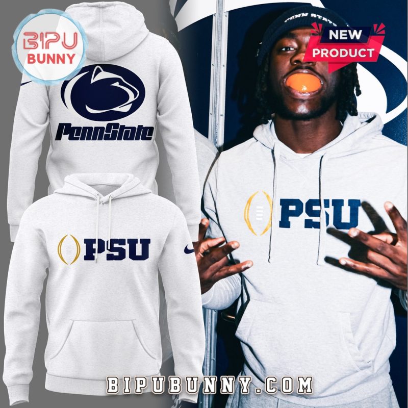 2024 CFB Playoff Penn State Football White Hoodie