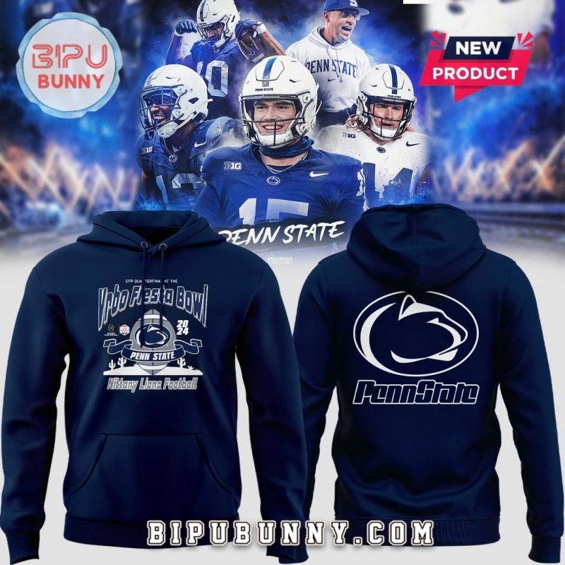 2024 Fiesta Bowl Penn State Football Navy Hoodie