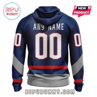 2025 Columbus Blue Jackets Custom Stadium Series Hoodie