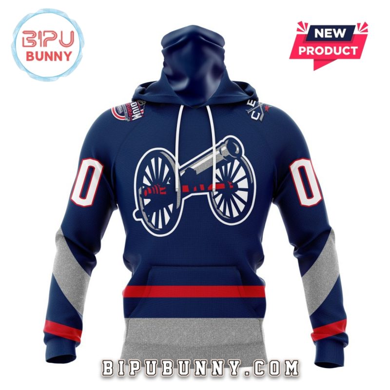 2025 Columbus Blue Jackets Custom Stadium Series Hoodie
