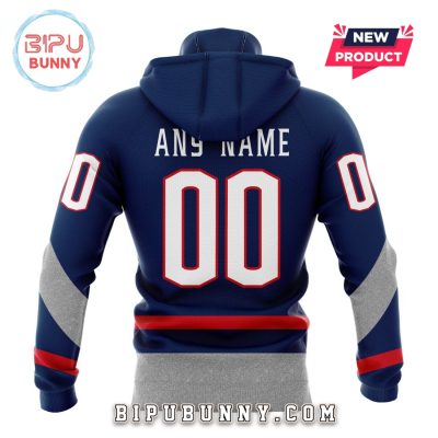 2025 Columbus Blue Jackets Custom Stadium Series Hoodie