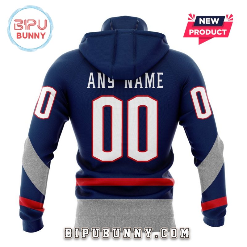 2025 Columbus Blue Jackets Custom Stadium Series Hoodie