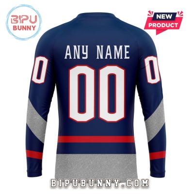 2025 Columbus Blue Jackets Custom Stadium Series Hoodie