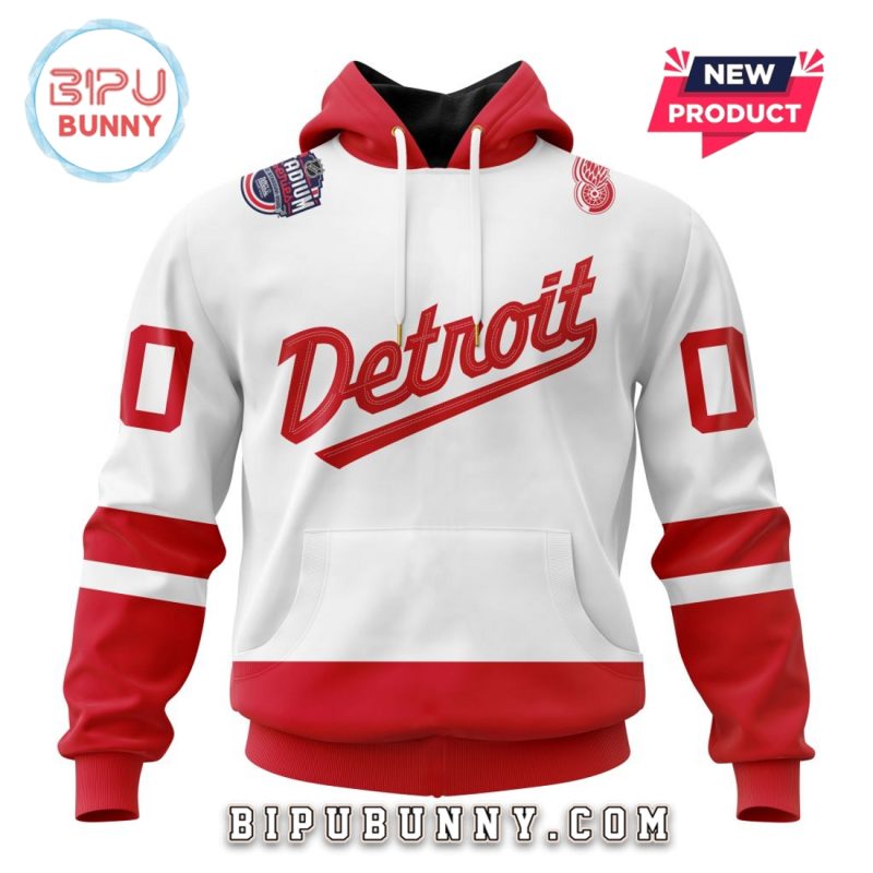 2025 Detroit Red Wings Custom Stadium Series Hoodie