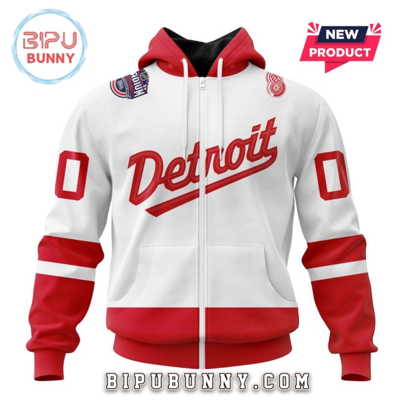 2025 Detroit Red Wings Custom Stadium Series Hoodie