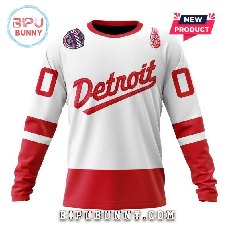 2025 Detroit Red Wings Custom Stadium Series Hoodie