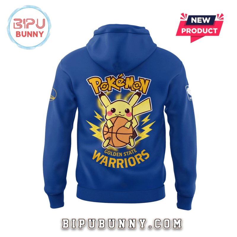 2025 Golden State Warriors x Pokemon Night Hoodie Set