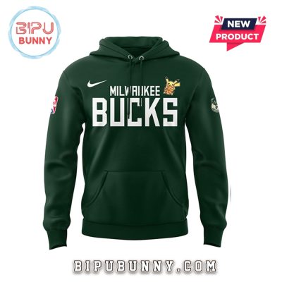 2025 Milwaukee Bucks x Pokemon Night Hoodie Set