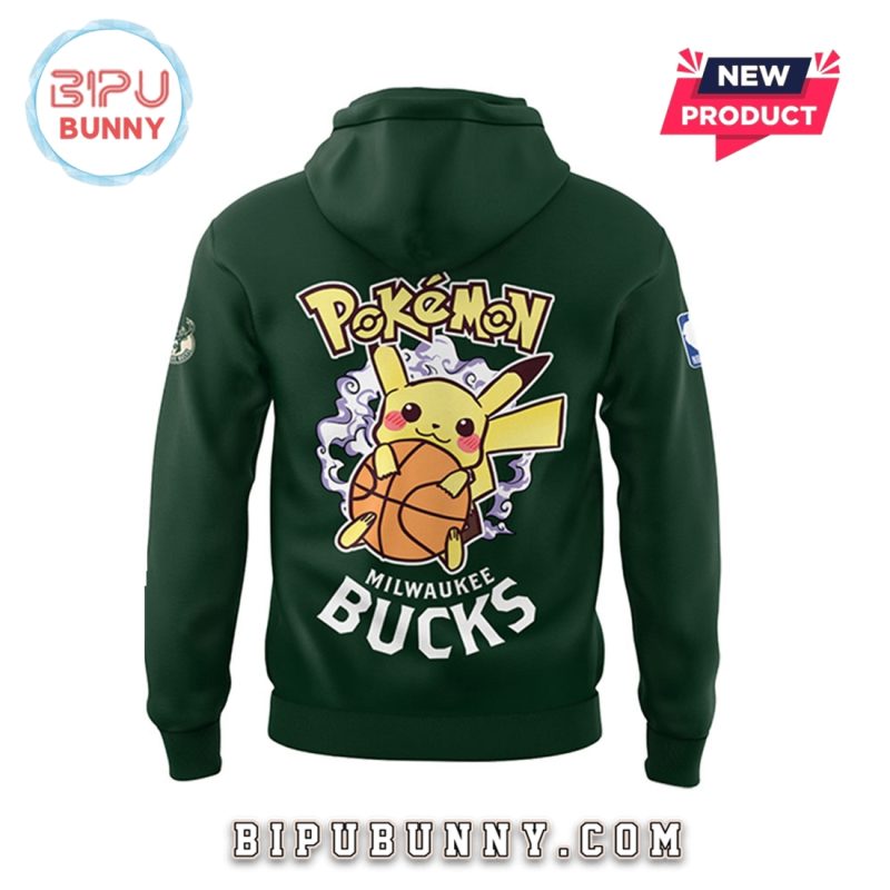 2025 Milwaukee Bucks x Pokemon Night Hoodie Set