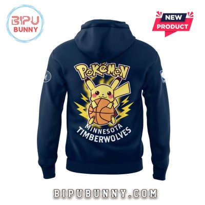 2025 Minnesota Timberwolves x Pokemon Night Hoodie Set