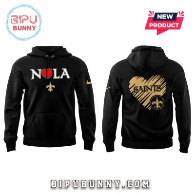 2025 New Orleans Saints NOLA Black Hoodie