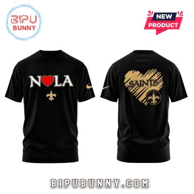 2025 New Orleans Saints NOLA Black Hoodie