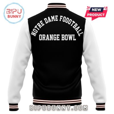 2025 Orange Bowl Notre Dame Football Baseball Jacket