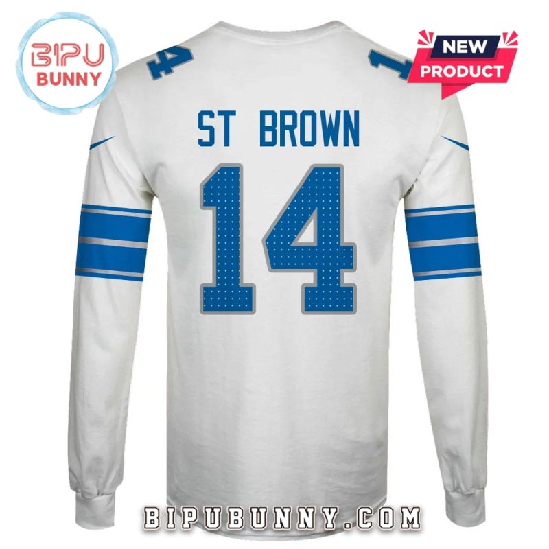 Amon-Ra St. Brown Detroit Lions Edition Hoodie Jersey