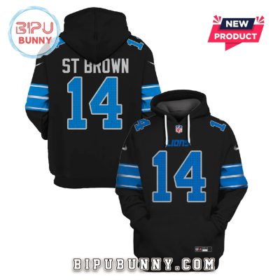 Amon-Ra St. Brown Detroit Lions Hoodie Jersey