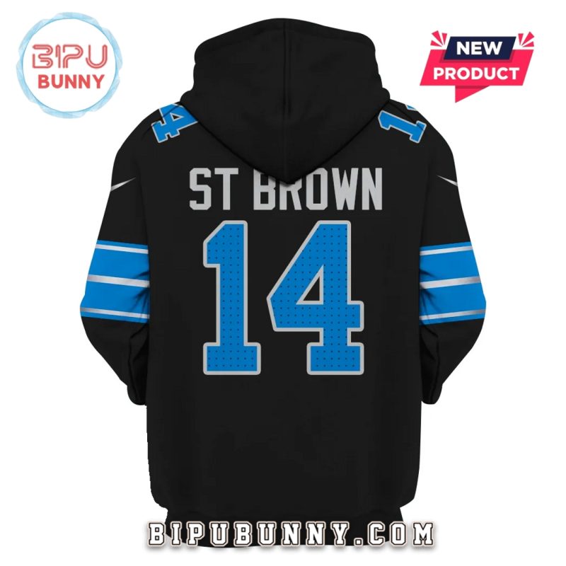 Amon-Ra St. Brown Detroit Lions Hoodie Jersey