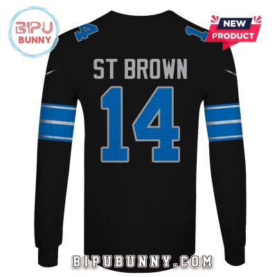 Amon-Ra St. Brown Detroit Lions Hoodie Jersey