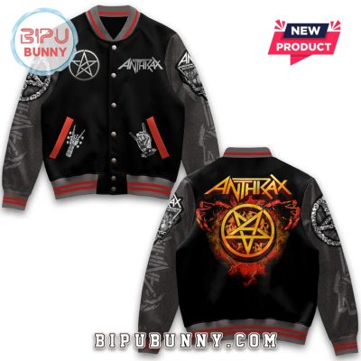 Anthrax Metal Band Limited Edition Baseball Jacket