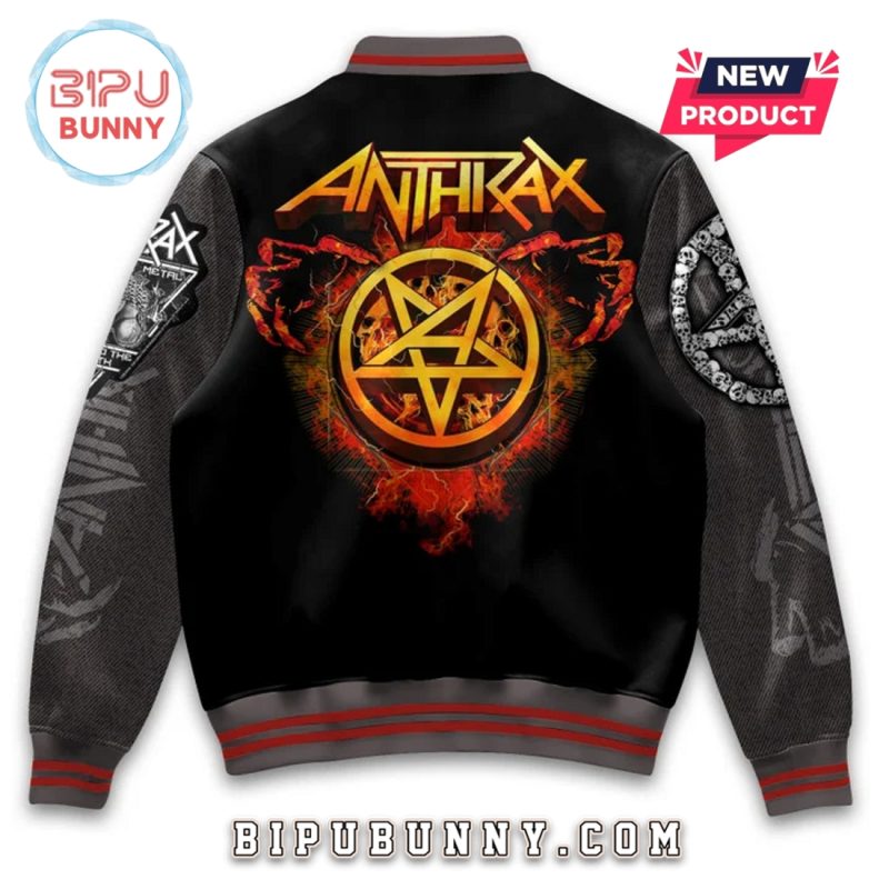 Anthrax Metal Band Limited Edition Baseball Jacket