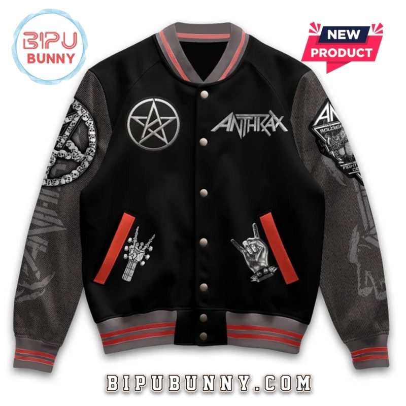 Anthrax Metal Band Limited Edition Baseball Jacket