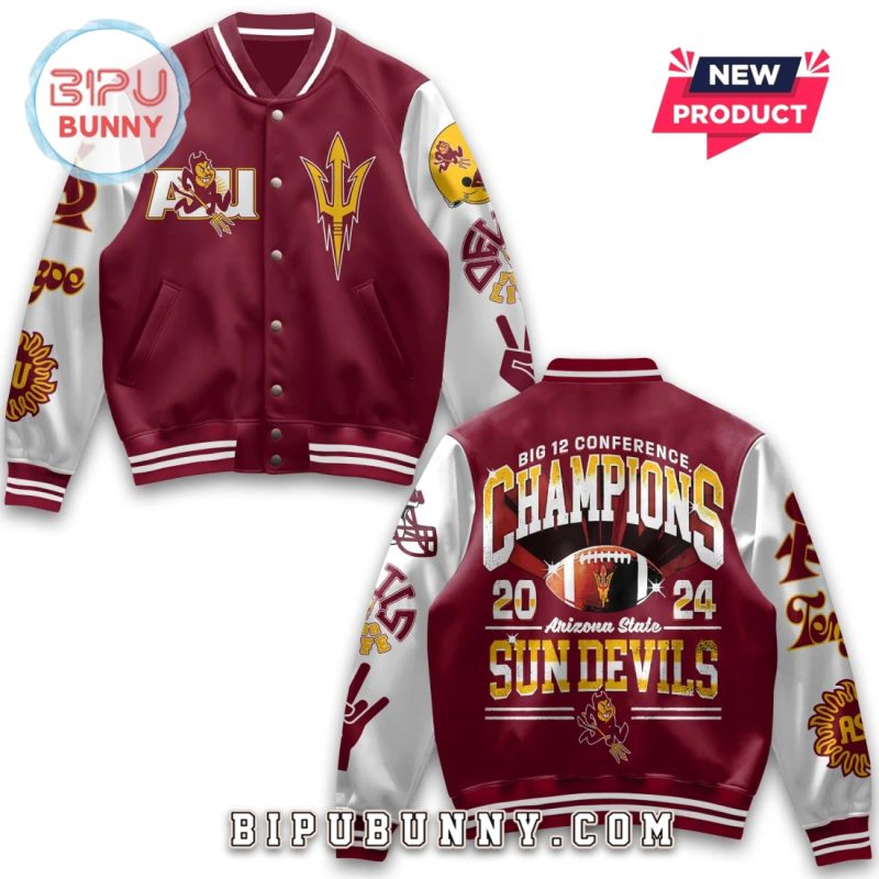 Arizona State Sun Devils Football Champions Baseball Jacket