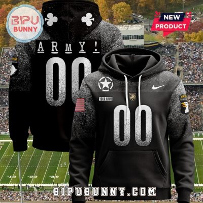 Army Black Knights NCAA Team Black Football Hoodie